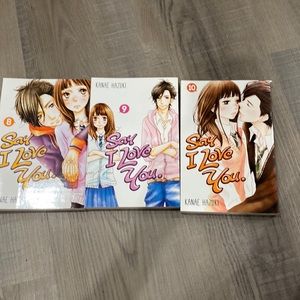Say I love you manga book 8-10 By Kanae Hazuki